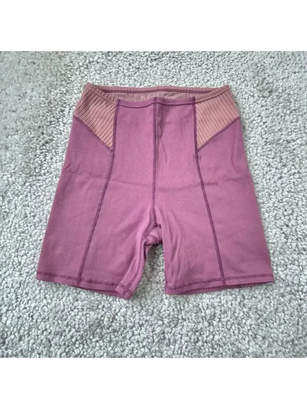 For Love & Lemons Dani Bike Shorts Mauve Pink Womens Medium
